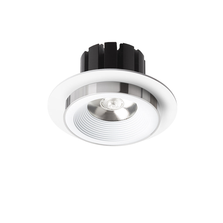 SHARM R I zápustná bílá chrom 230V LED 10W 24° 3000K