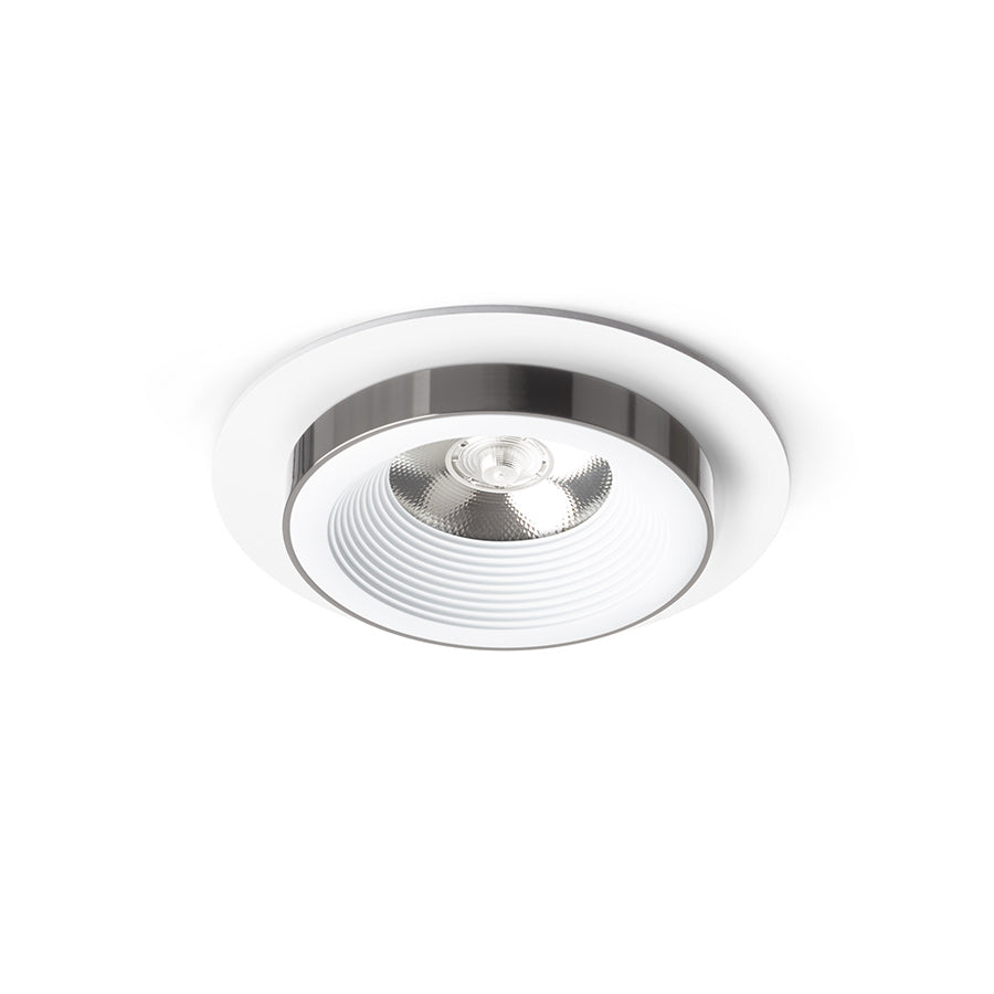 SHARM R I zápustná bílá černý chrom 230V LED 10W 24° 3000K