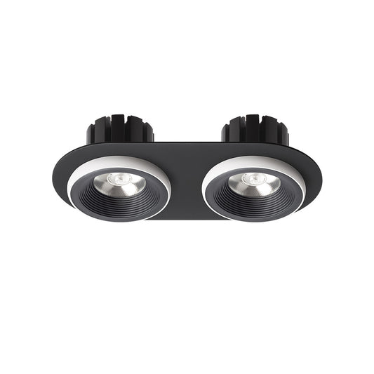 SHARM R II zápustná černá/bílá 230V LED 2x10W 24° 3000K