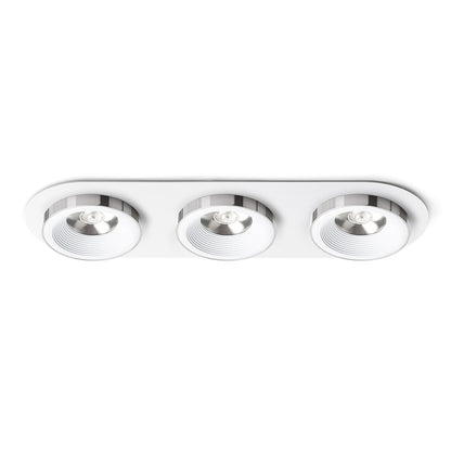 SHARM R III zápustná bílá chrom 230V LED 3x10W 24° 3000K