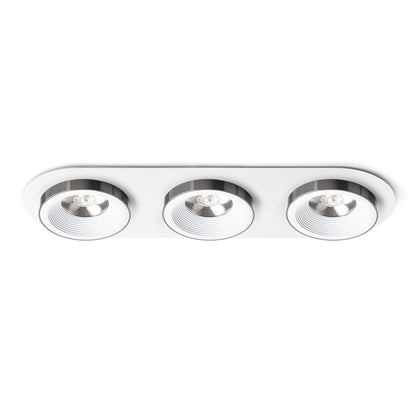 SHARM R III zápustná bílá černý chrom 230V LED 3x10W 24° 3000K