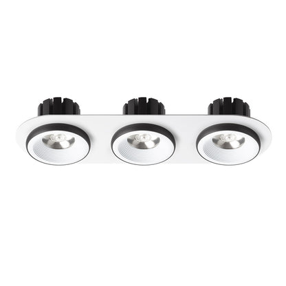 SHARM R III zápustná bílá/černá 230V LED 3x10W 24° 3000K