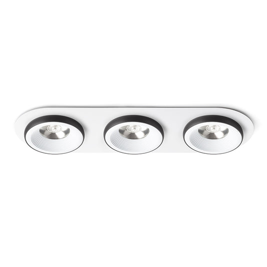SHARM R III zápustná bílá/černá 230V LED 3x10W 24° 3000K