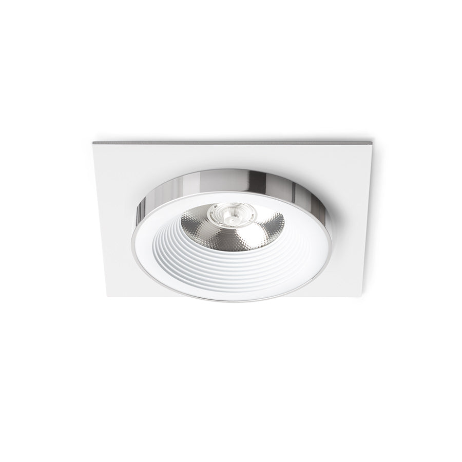 SHARM SQ I zápustná bílá chrom 230V LED 10W 24° 3000K
