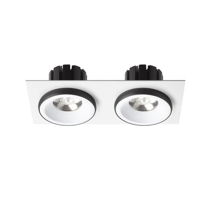 SHARM SQ II zápustná bílá/černá 230V LED 2x10W 24° 3000K
