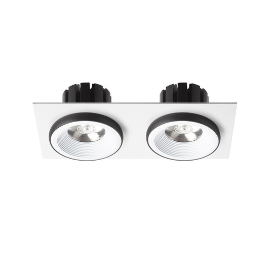 SHARM SQ II zápustná bílá/černá 230V LED 2x10W 24° 3000K