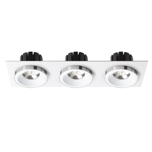 SHARM SQ III zápustná bílá chrom 230V LED 3x10W 24° 3000K