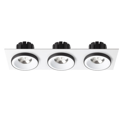 SHARM SQ III zápustná bílá/černá 230V LED 3x10W 24° 3000K