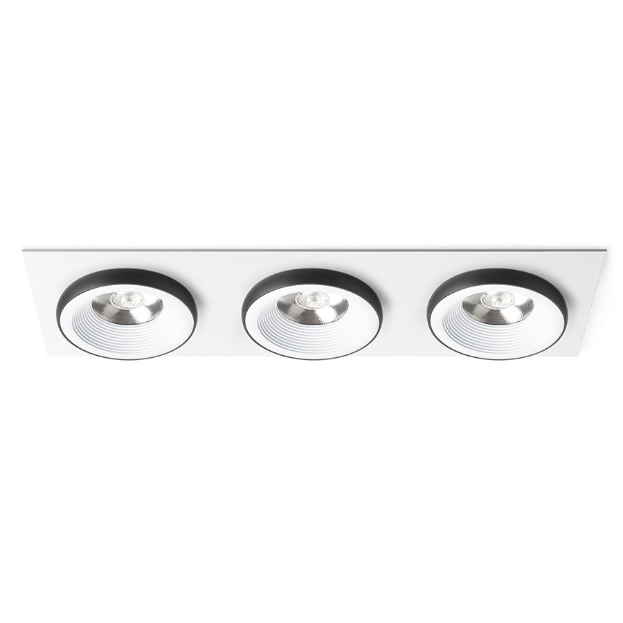 SHARM SQ III zápustná bílá/černá 230V LED 3x10W 24° 3000K