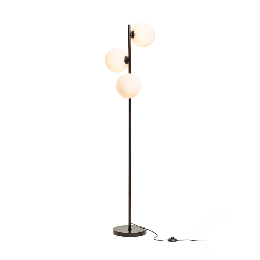 ETHERIA stojanová černá opálové sklo 230V LED G9 3x7W