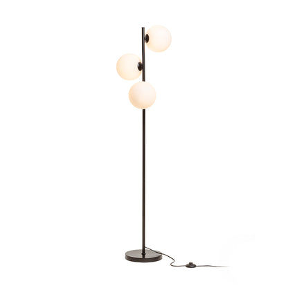 ETHERIA stojanová černá opálové sklo 230V LED G9 3x7W