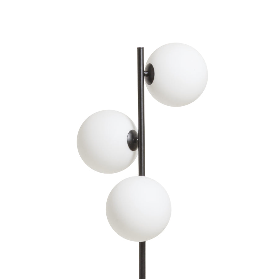 ETHERIA stojanová černá opálové sklo 230V LED G9 3x7W