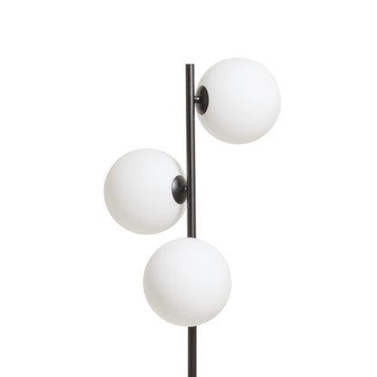 ETHERIA stojanová černá opálové sklo 230V LED G9 3x7W
