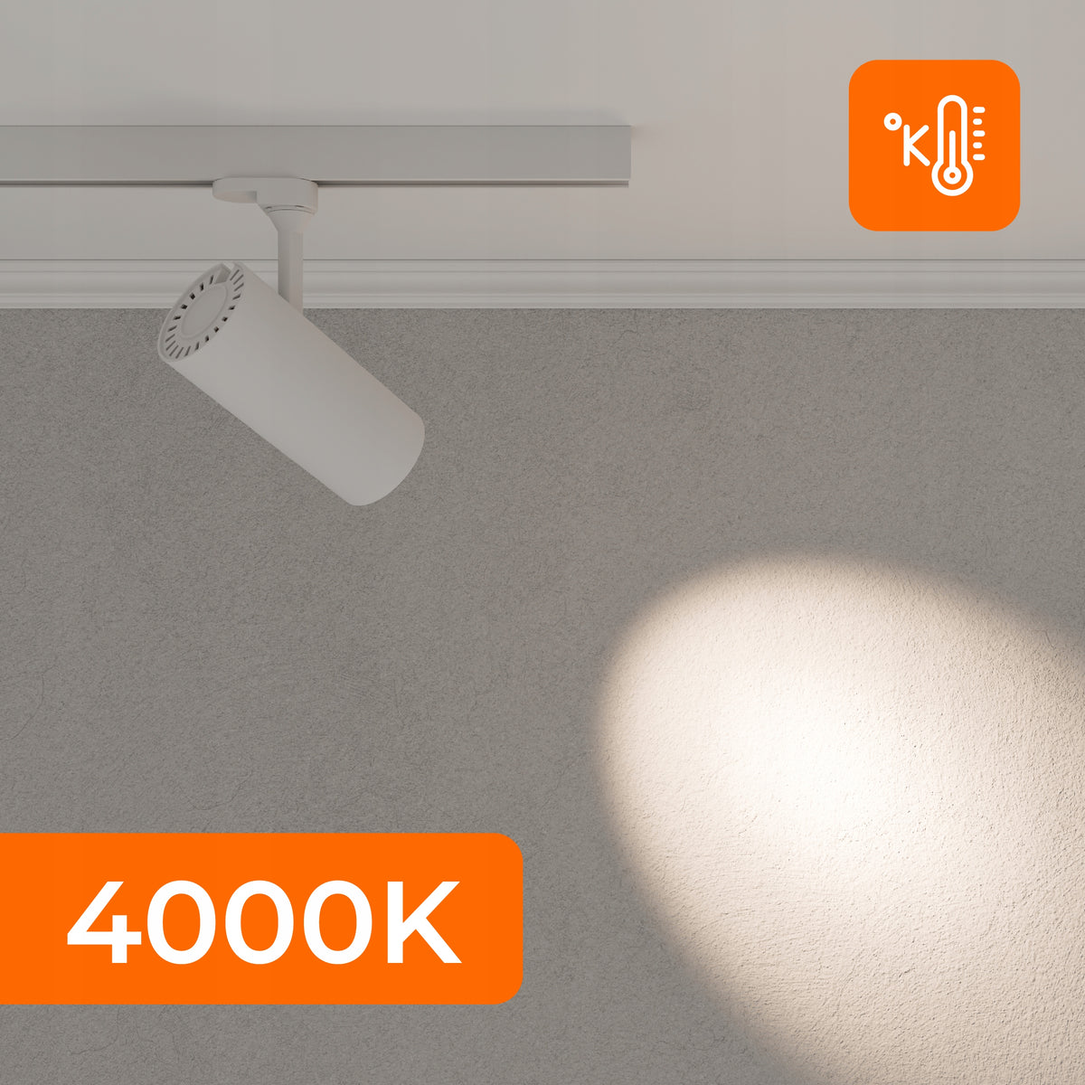 Bílá LED žárovka GU10 9 W, 810 lm, 4000 K – neutrální bílá