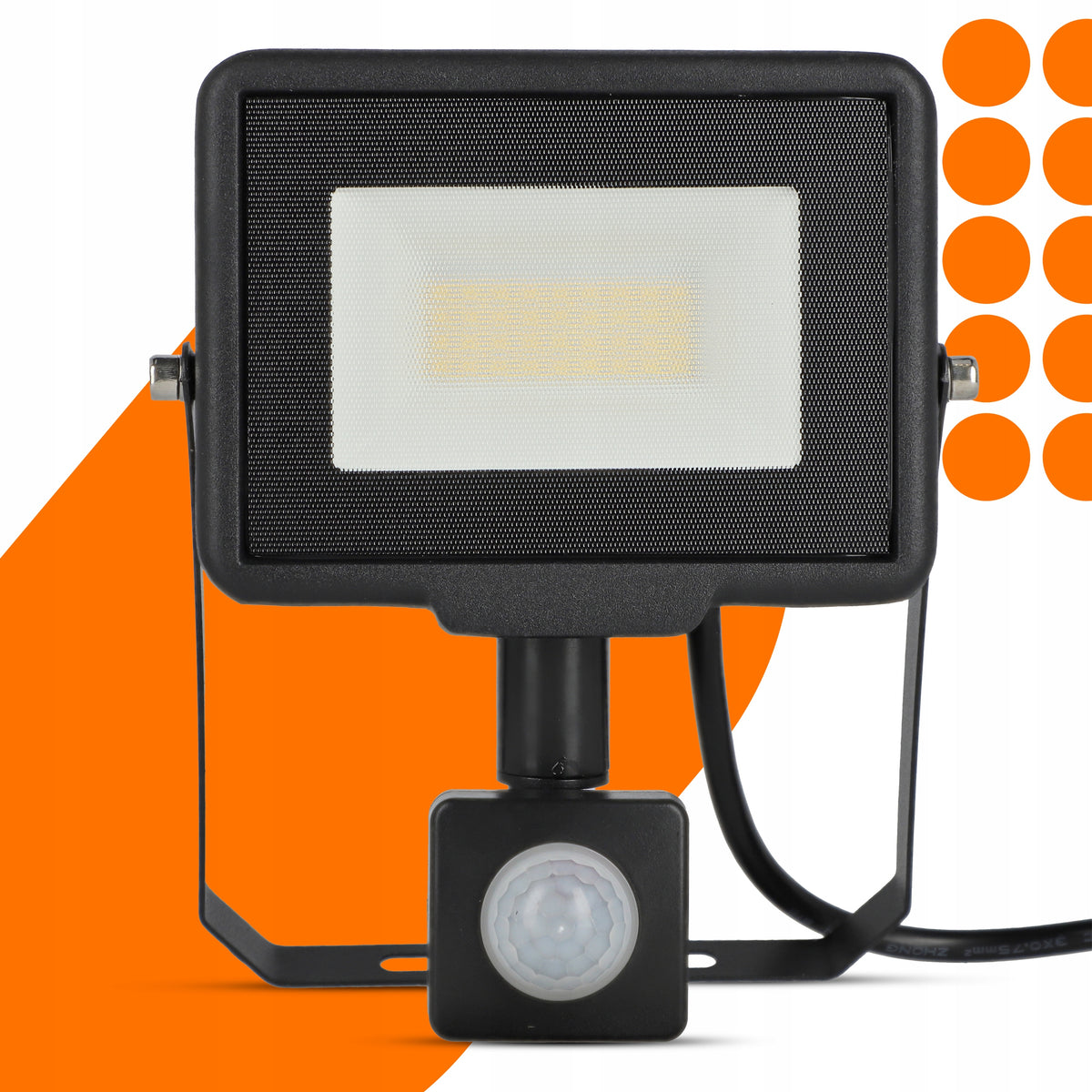 LED reflektor 30 W, 2400 lm, neutrální bílá 4500 K, IP65, 230 V, 16 × 12 cm