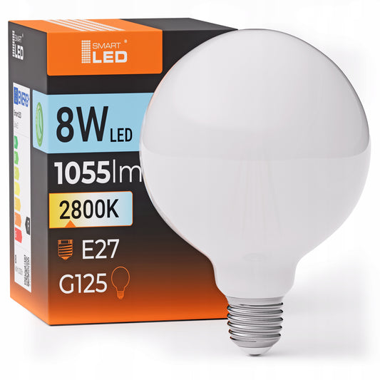 LED žárovka E27 8 W, 1055 lm, 2800 K – teplá bílá