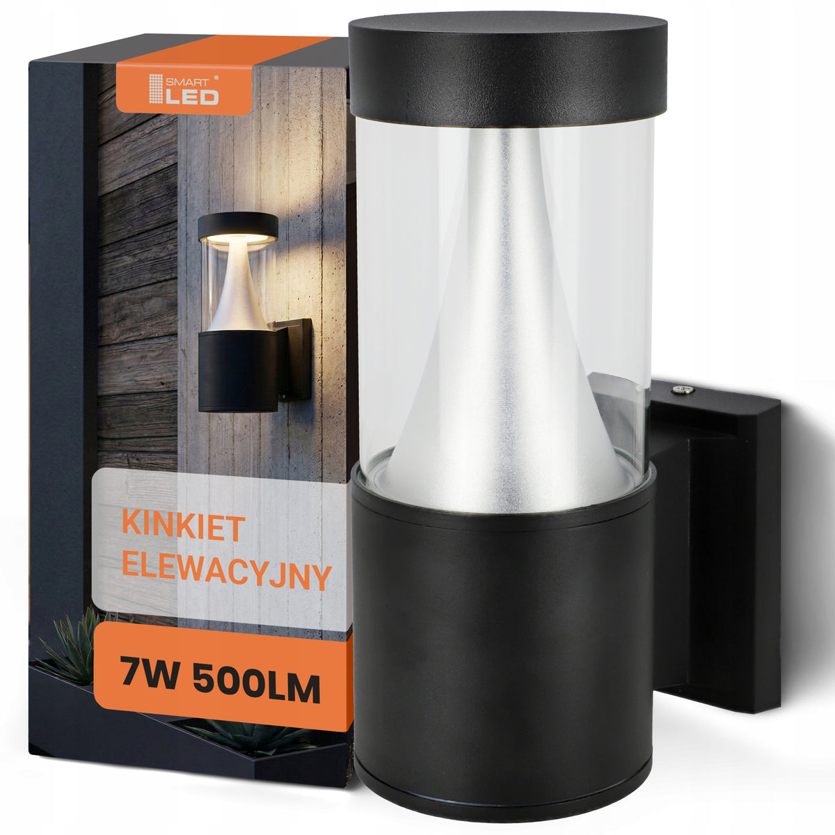 LED fasádní svítidlo 7 W, 500 lm, IP65