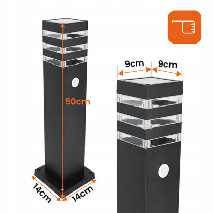 Venkovní osvětlovací sloupek E27 50 cm, IP54