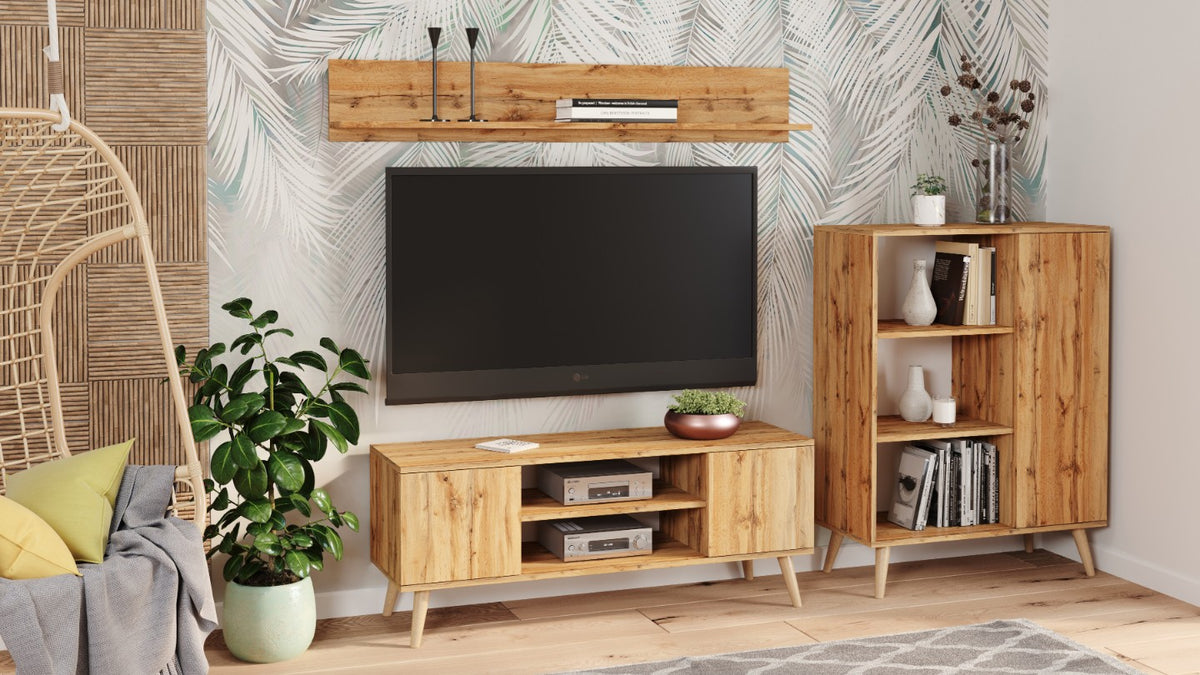 TV stolek FOCUS 155 cm – dub Craft zlatý