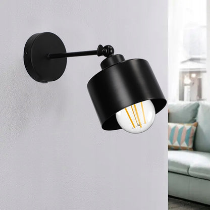 Černé LED nástěnné svítidlo, nastavitelné