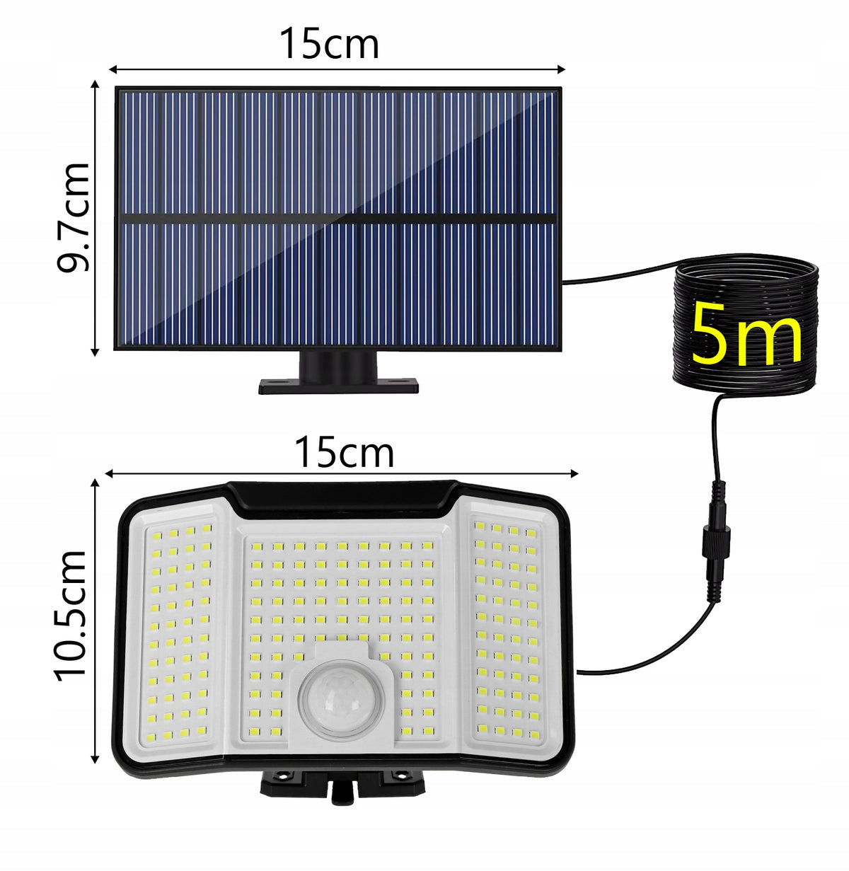 Solární LED reflektor