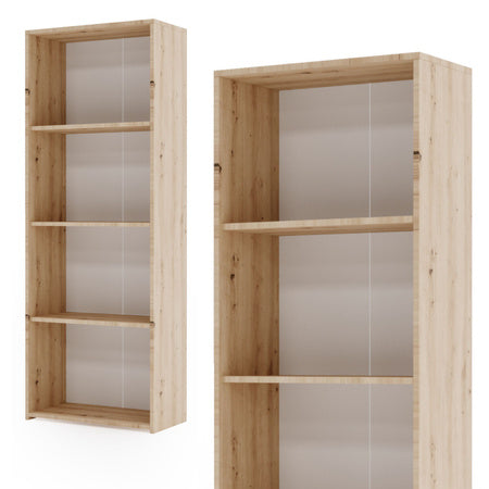 Knihovna LONI 160 × 60 cm – dub artisan