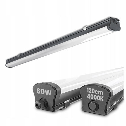 Prachotěsné LED svítidlo 60 W, 120 cm, IP65