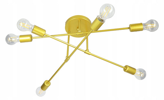 Zlaté LED závěsné svítidlo