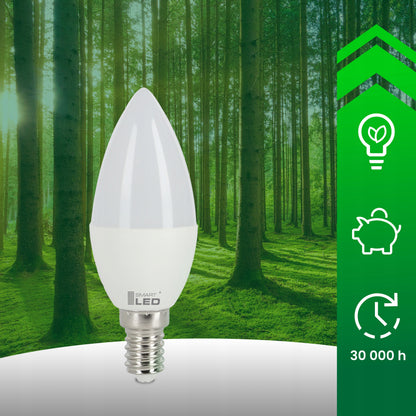 LED žárovka E14 5 W, 450 lm, 6500 K – studená bílá