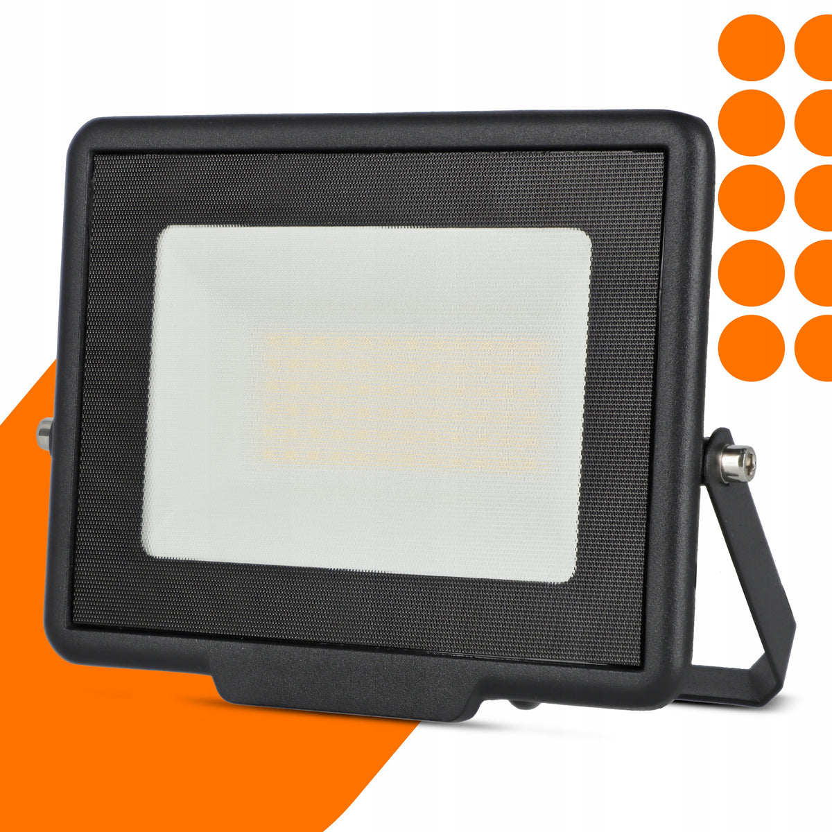 LED reflektor 50 W, 4000 lm, neutrální bílá 4500 K, IP65, 230 V, 15 × 12 cm
