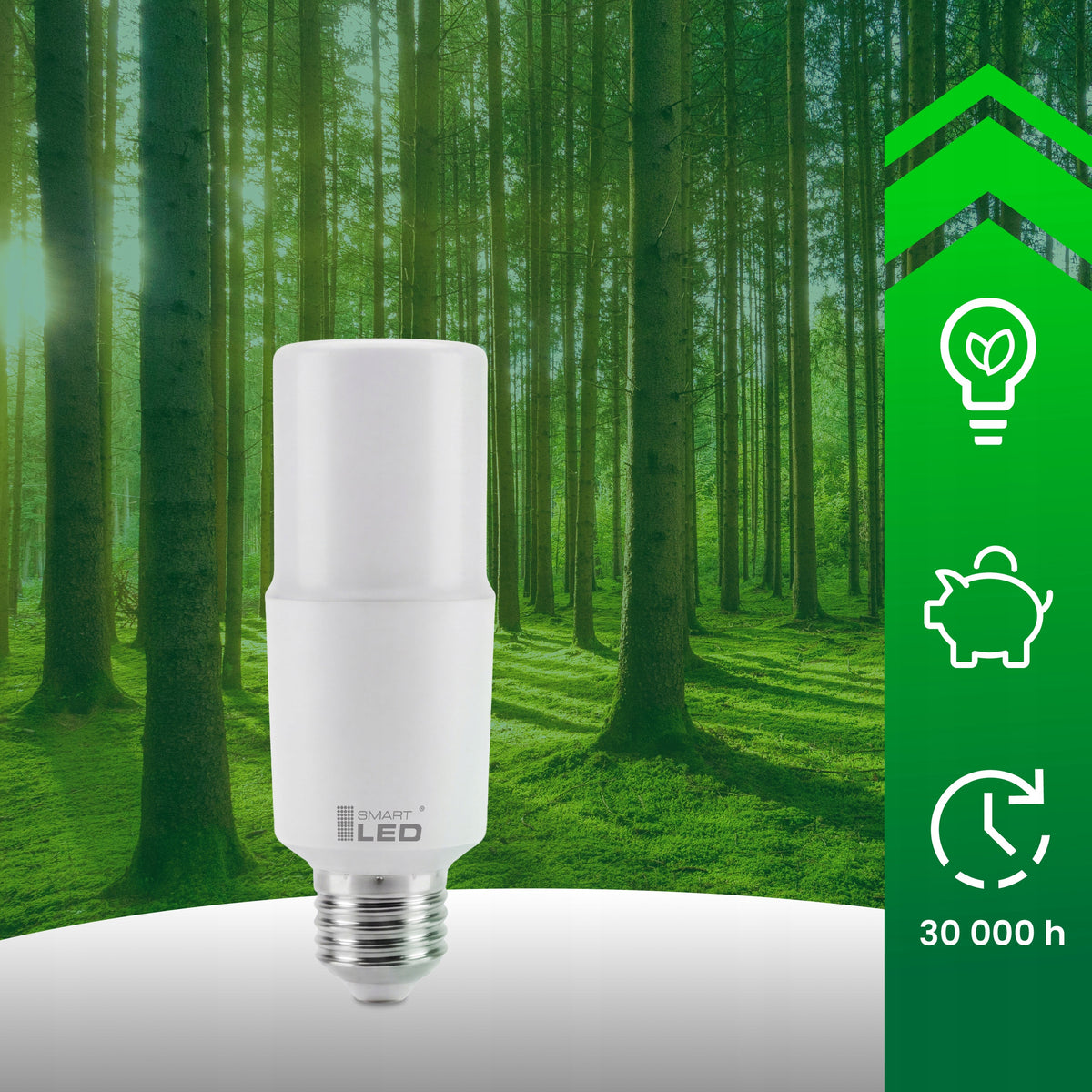 Bílá LED žárovka E27 12 W, 1140 lm, 4000 K – neutrální bílá