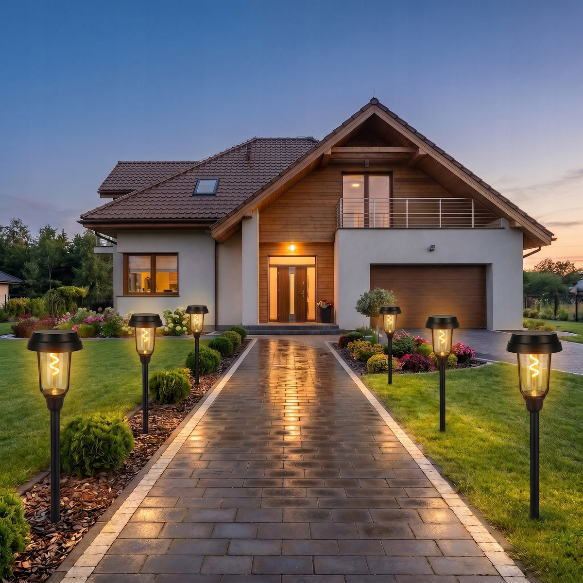 LED solární zápichové svítidlo 2700 K, IP65