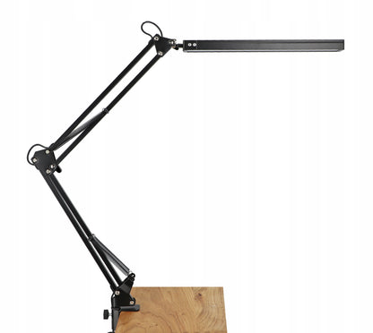 LED stolní lampa, stmívatelná, s klipsem