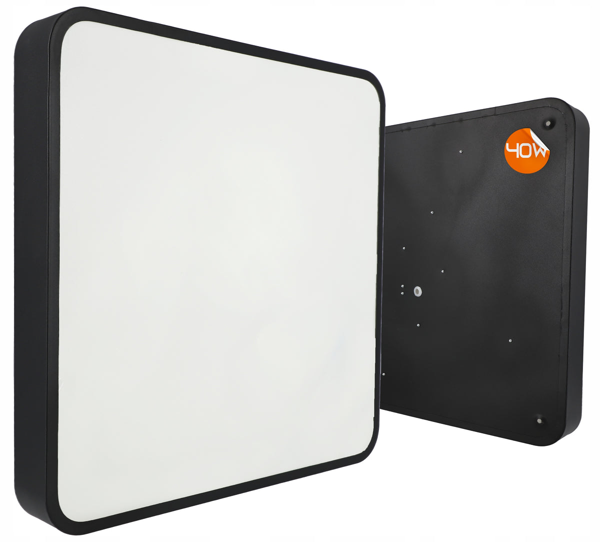 Černé stropní LED svítidlo 40 W, 40 cm