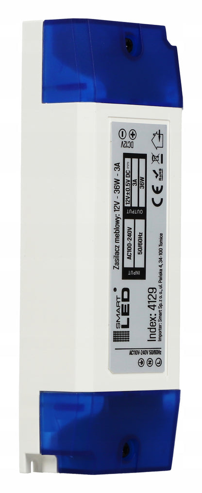 LED napájecí zdroj 24 V, 36 W, 140 × 45 × 29 mm