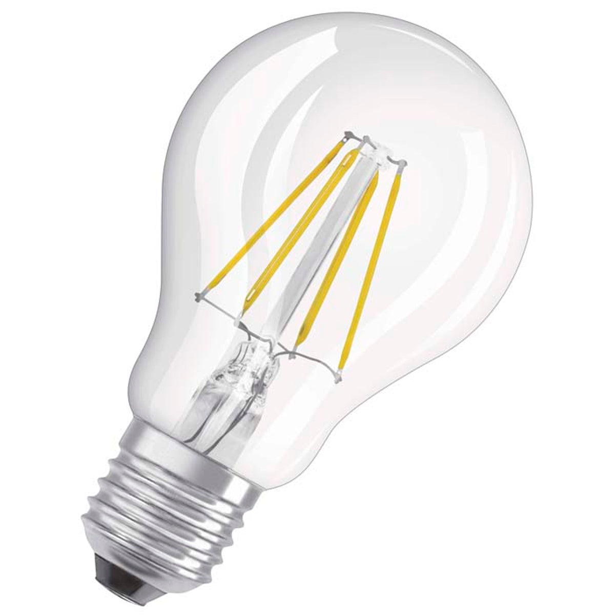 LED žárovka OSRAM Retrofit Classic A čirá, patice E27, ekvivalent 40 W, teplá bílá 2700 K, stmívatelná