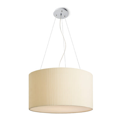 Závěsné svítidlo LALO 55, krémově bílá/matný nikl, patice E27, 3× 15 W