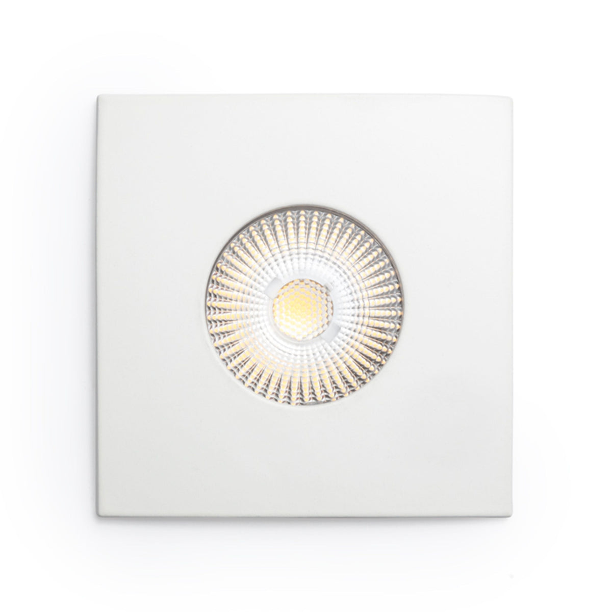 Koupelnové zápustné LED svítidlo WATERBOY SQ, matné bílé, 10 W, teplá bílá 3000 K, IP65