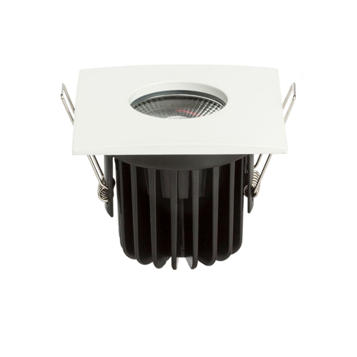 Koupelnové zápustné LED svítidlo WATERBOY SQ, matné bílé, 10 W, teplá bílá 3000 K, IP65