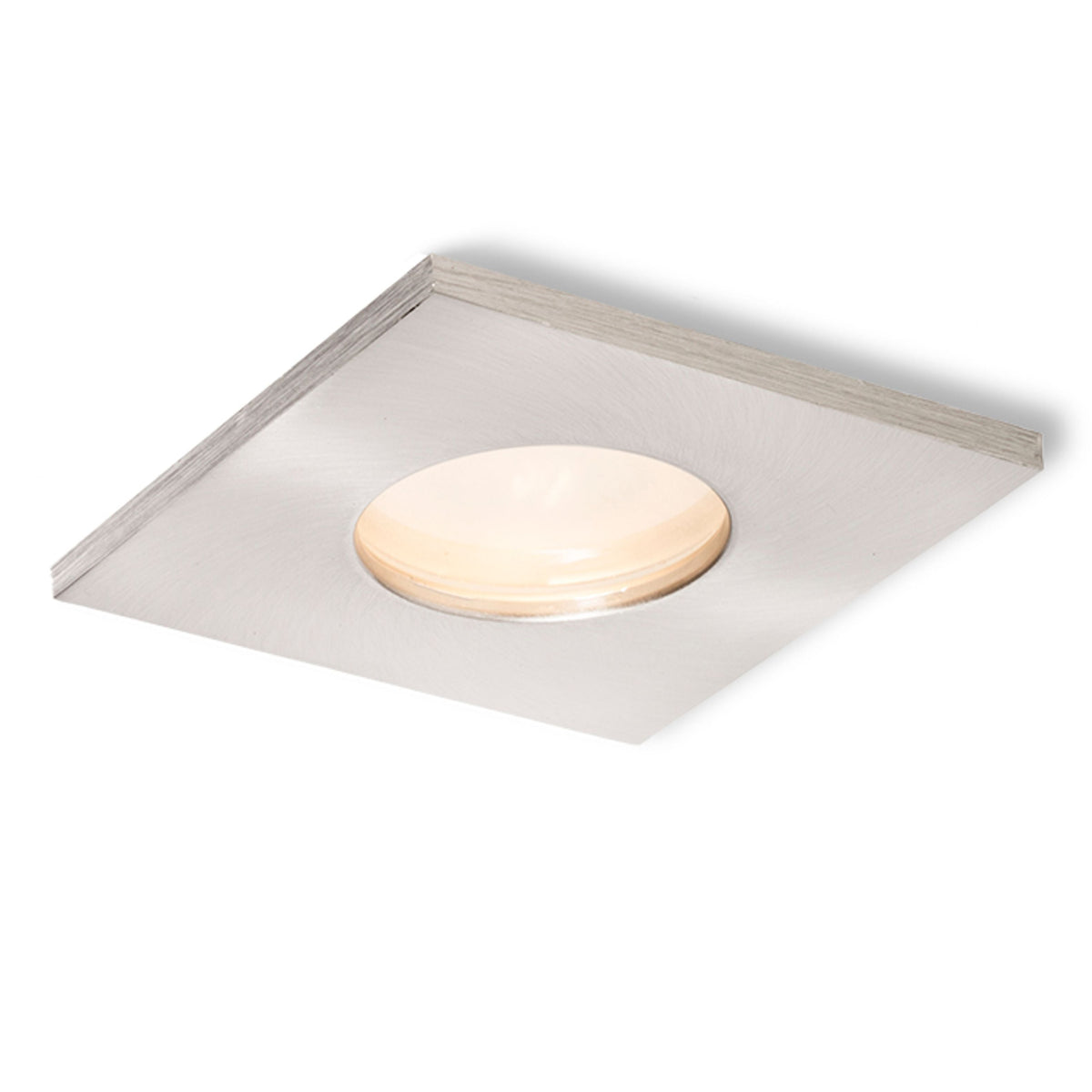 Zápustné svítidlo SPLASH SQ, matný nikl, patice GU10, 8 W, IP65