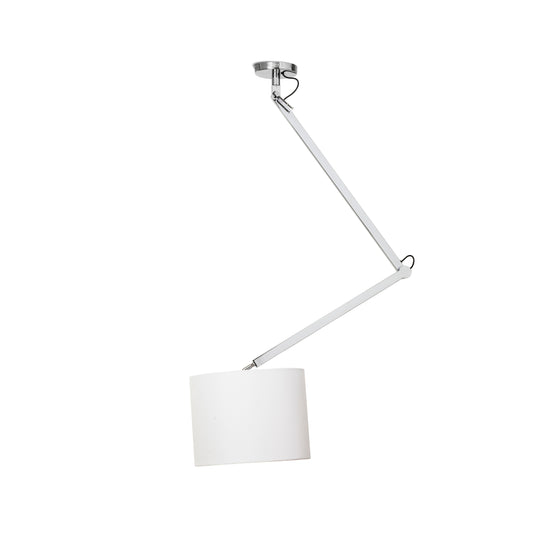 Stropní svítidlo MADISON C, bílá/chrom, patice E27, 15 W