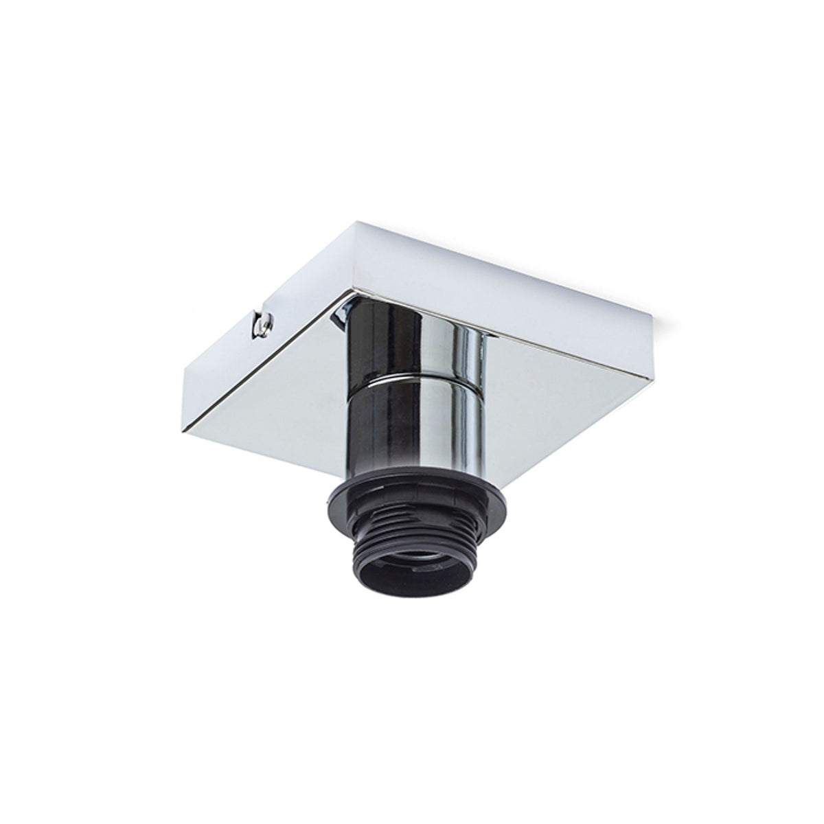 Stropní základna SOLO SQ, chrom, patice E27, 15 W