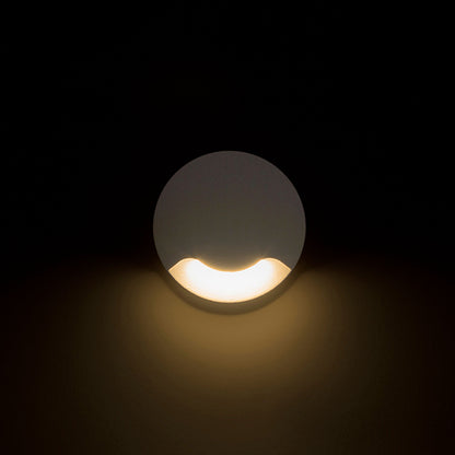 Venkovní zápustné LED svítidlo KICK I, bílé, 3 W, teplá bílá 3000 K, IP54