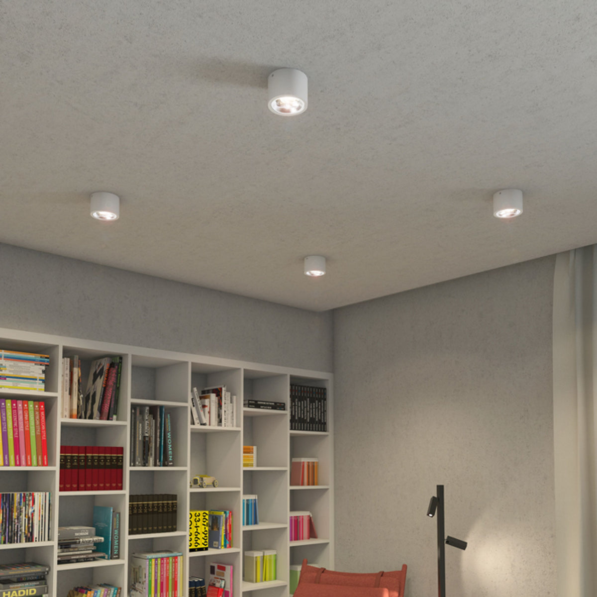 Stropní LED svítidlo KELLY LED, bílé, 15 W, teplá bílá 3000 K, stmívatelné