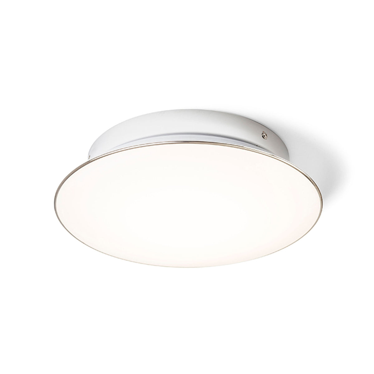 Stropní LED svítidlo MARA, mléčný akryl/chrom, 24 W, teplá bílá 3000 K