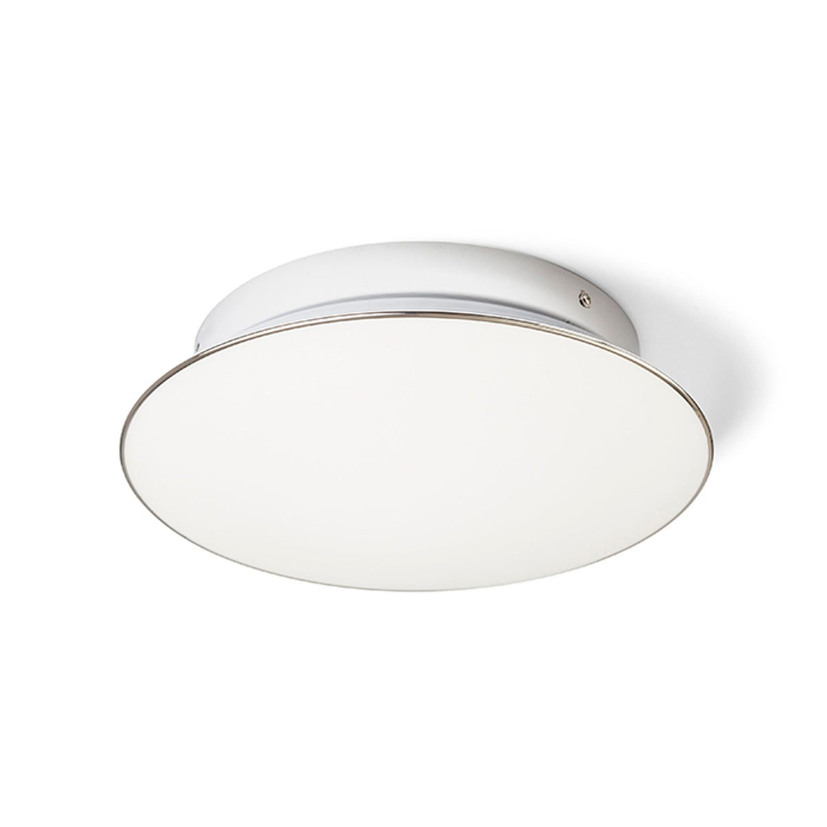 Stropní LED svítidlo MARA, mléčný akryl/chrom, 24 W, teplá bílá 3000 K
