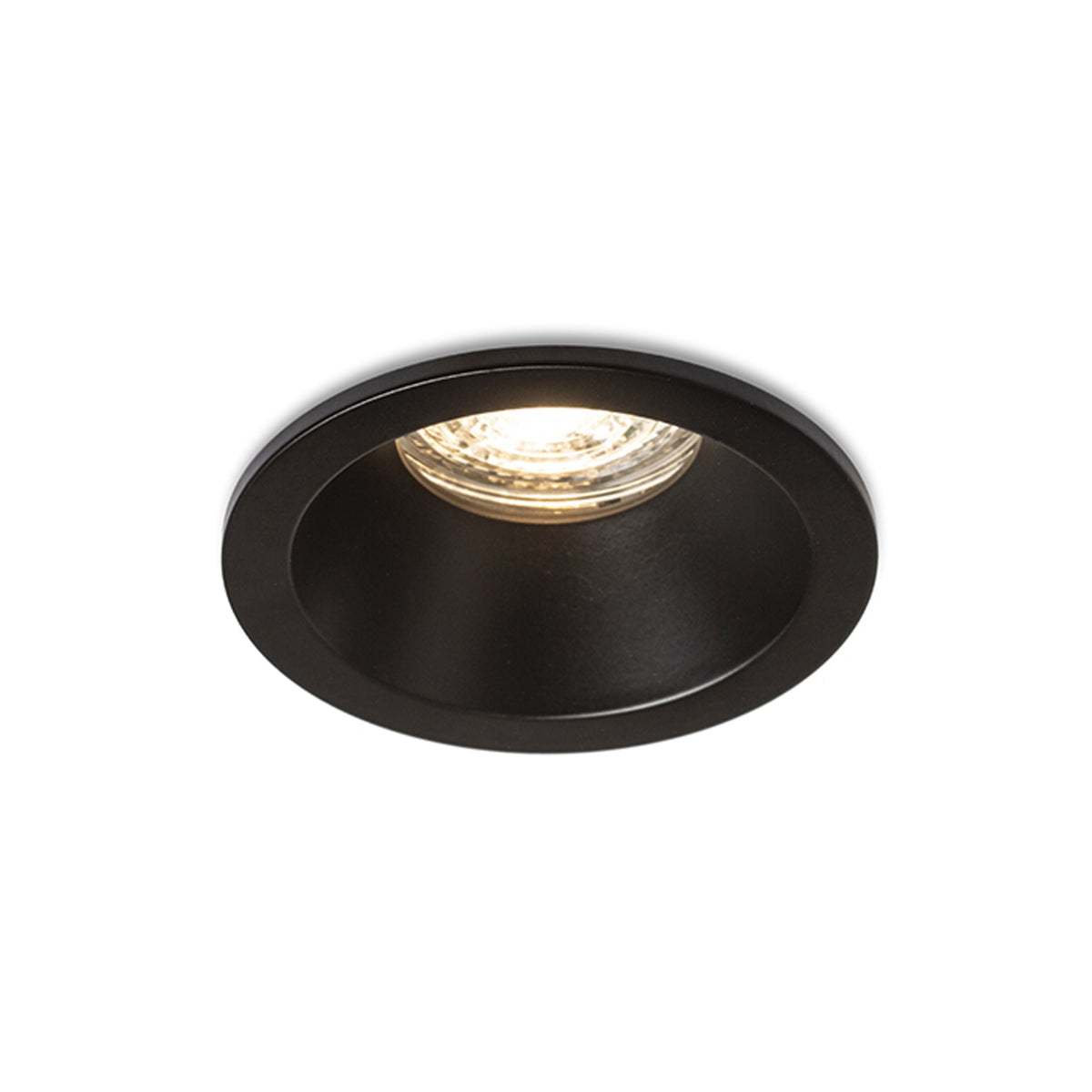 Koupelnové zápustné svítidlo BERMUDA, černé, patice GU10, 15 W, IP65