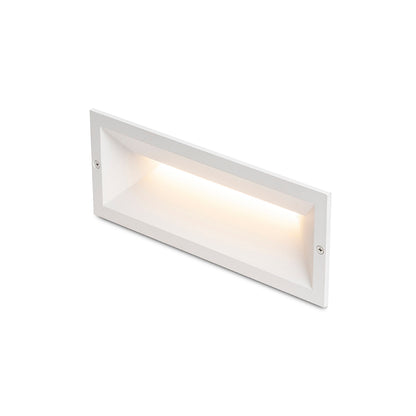 Venkovní zápustné LED svítidlo RAGG, bílé, 12 W, teplá bílá 3000 K, IP65