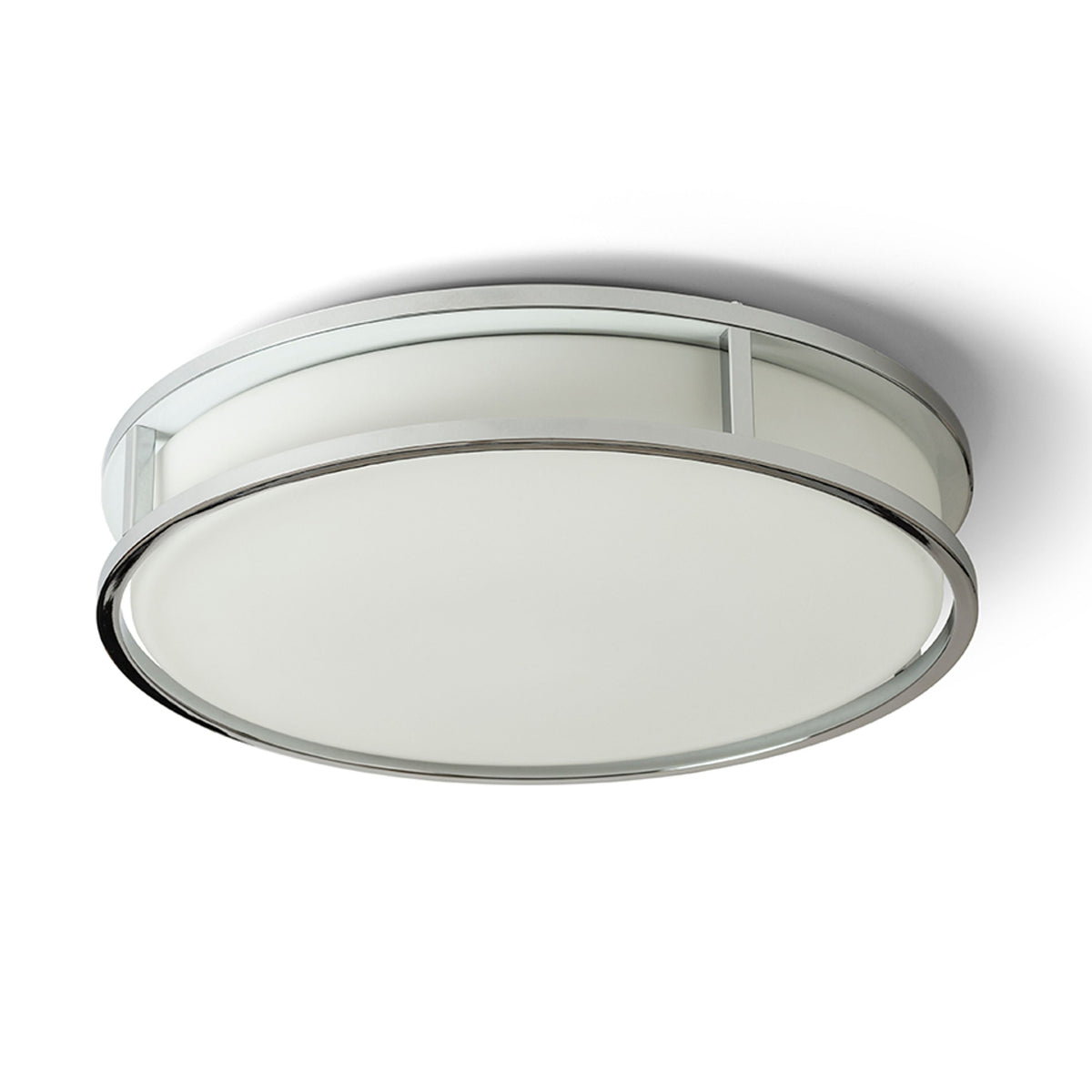 Koupelnové stropní LED svítidlo GRANDE LED 35, opálové sklo/chrom, 24 W, teplá bílá 3000 K, IP44