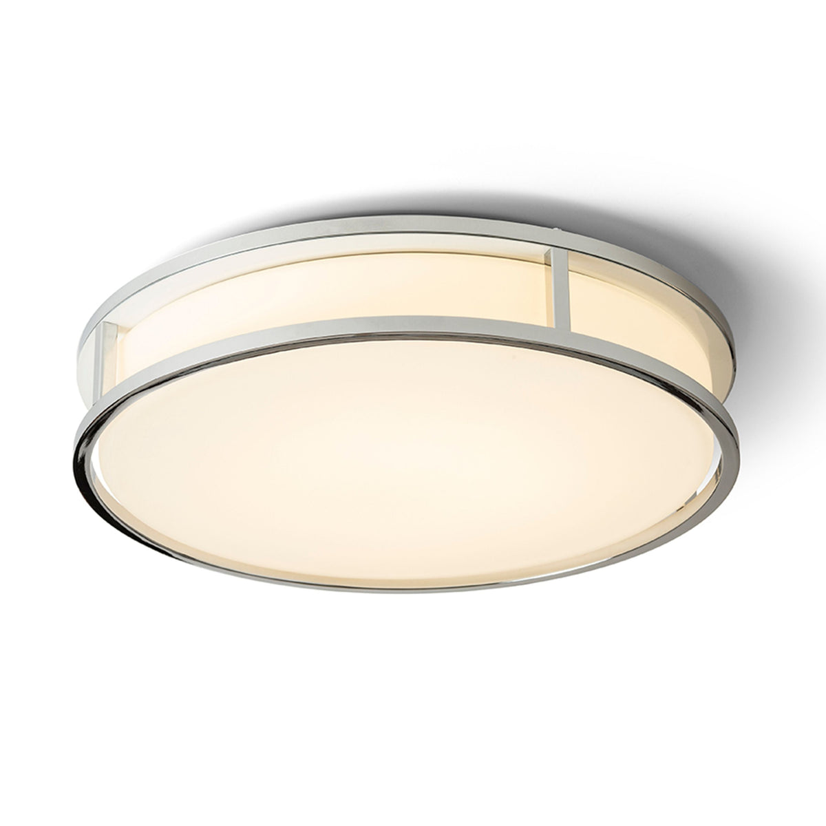 Koupelnové stropní LED svítidlo GRANDE LED 35, opálové sklo/chrom, 24 W, teplá bílá 3000 K, IP44